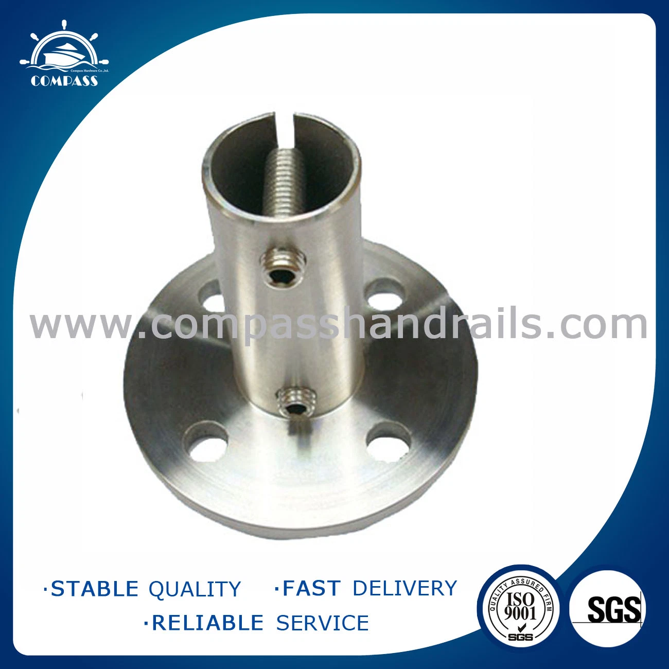 Wholesale/Supplier Inox Stainless Steel Framelss Glass Railing Hardware for Balustrade System