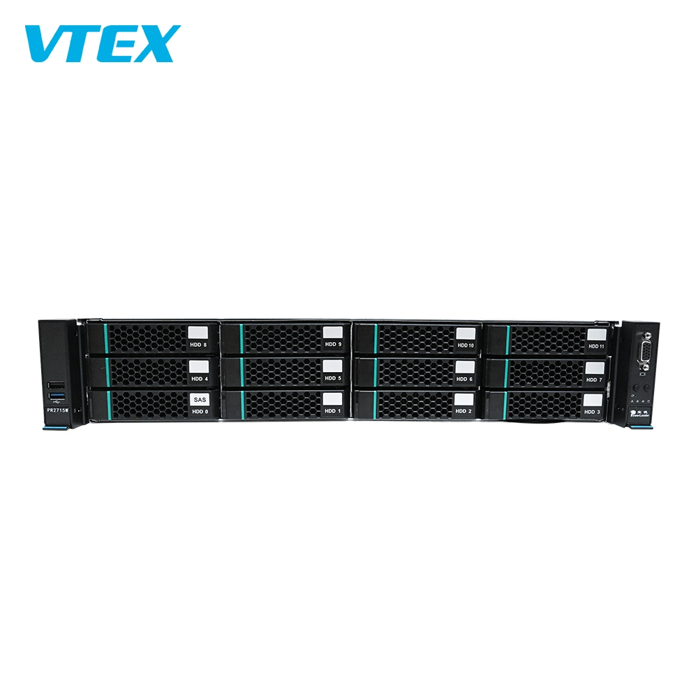 Servidor rack SATA de plata de procesador Intel Xeon 4310 Servidor para rack de caso