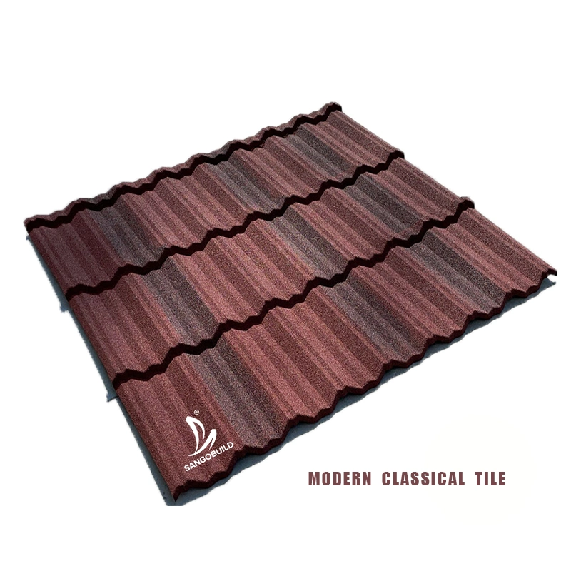 Zambia Stein Beschichtete Metall Dachziegel Harvey Fliesen Dachplatten Dachziegel Häuser Baustoffe Preis in Sri Lanka Wellpappe Dachziegel in Algerien