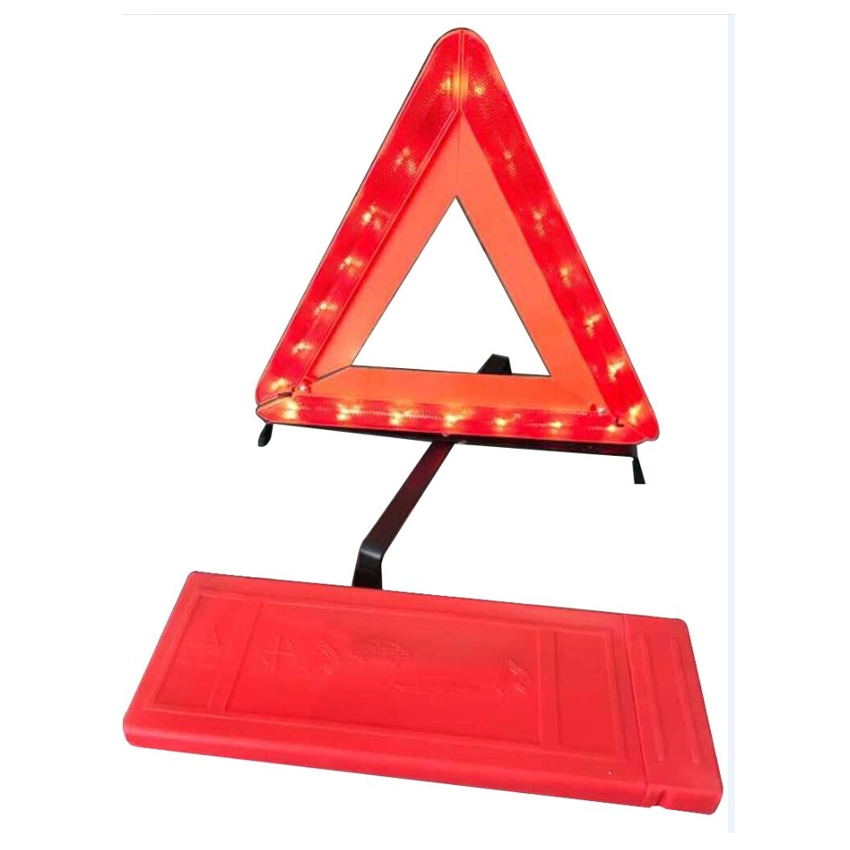 Triple Warning Triangle Reflective Roadside Safety Triangle