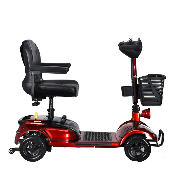 300W movilidad de cuatro ruedas de motor Elder Mobilitatsroller Scooters for Handicapped