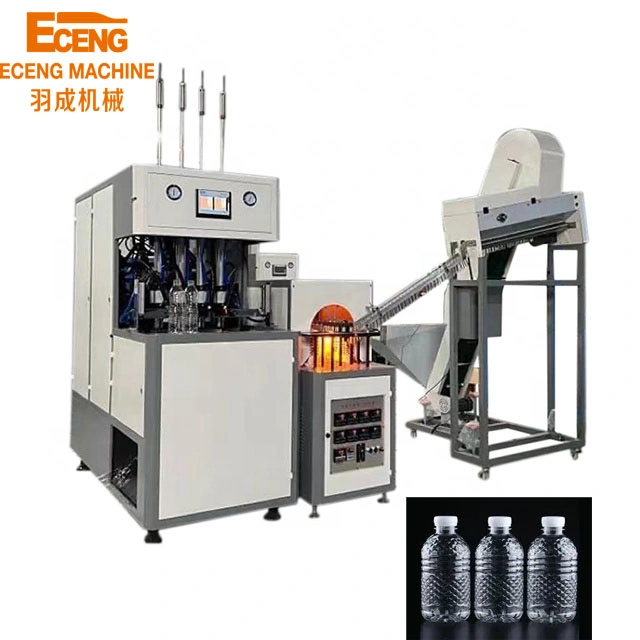 preço de fábrica 2500 bph produção estável Semi Automático plástico bebendo Máquina de moldagem por sopro de garrafa de água