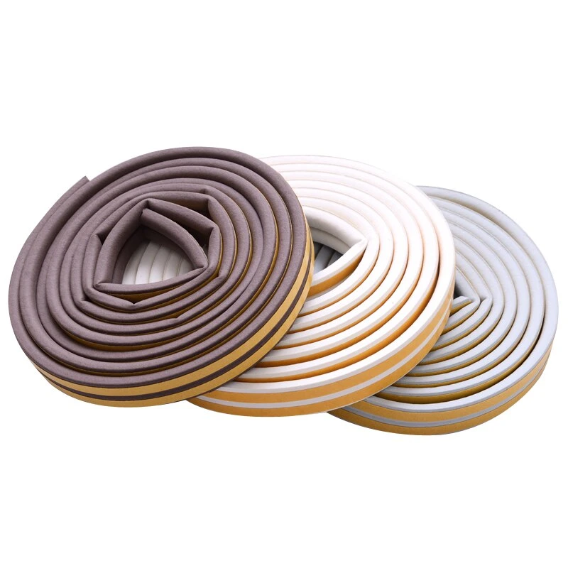 Rubber Products D Shape Self Adhesive Backed Foam Seal Strip