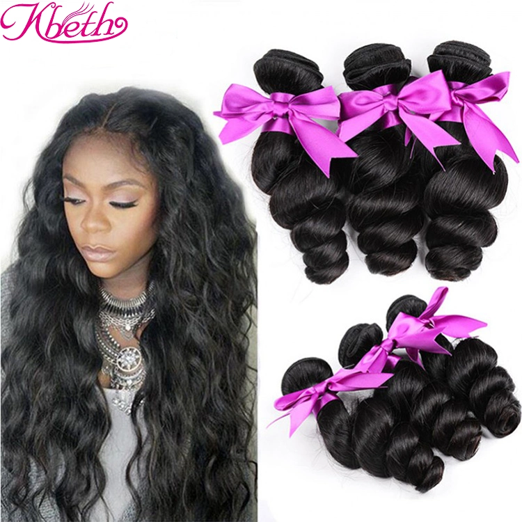 Kbeth Loose Wave Bundle 11A Brown Raw Natural Cuticle Aligned Human Deep Chinese Beautiful Girls Virgin Hair