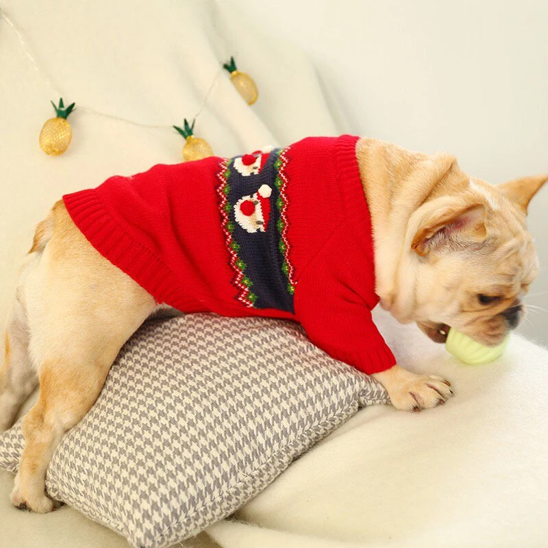 Santa Claus New Year Festive Red Sweater