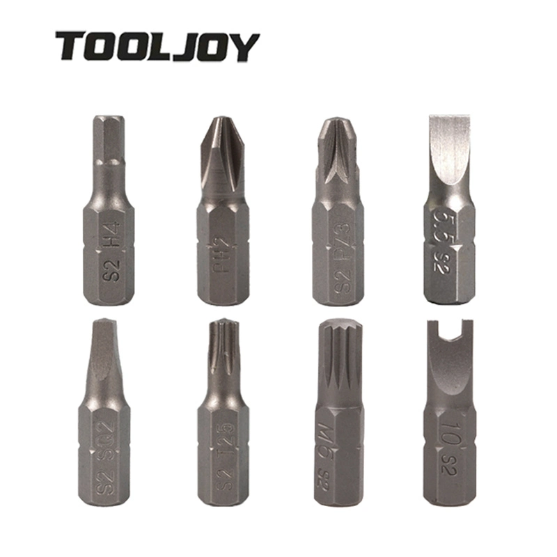 Small Size pH Pozidriv Hex Torx Slotted 25mm Insert Drill Bits Set for Power Tools