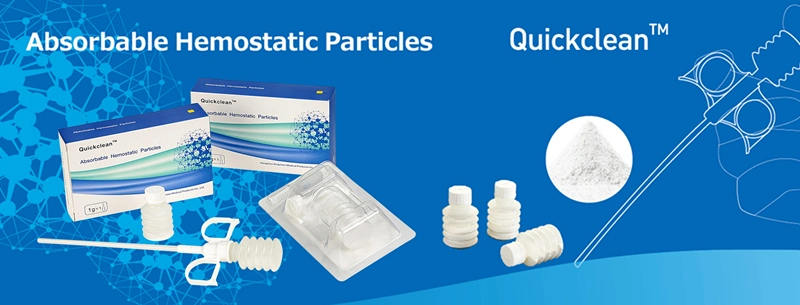 Quickclean Surgical Supplies Hemostasis Absorbable Hemostatic Particles for Stopping Bleeding