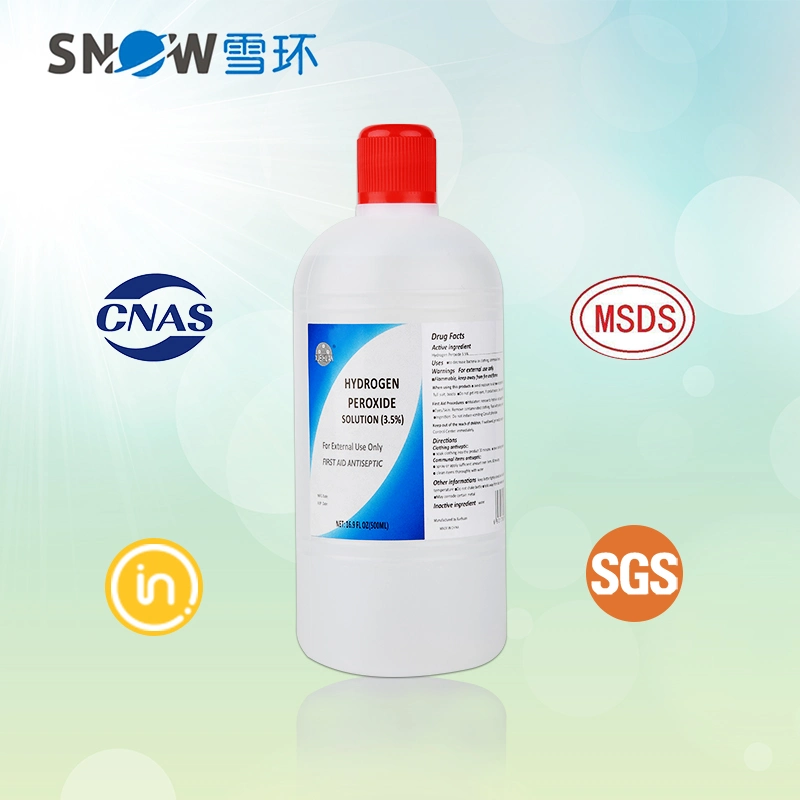 China Fornecedor 100ml 3% H2O2 de peróxido de hidrogénio Mantenha as placas de corte Bacteria-Free