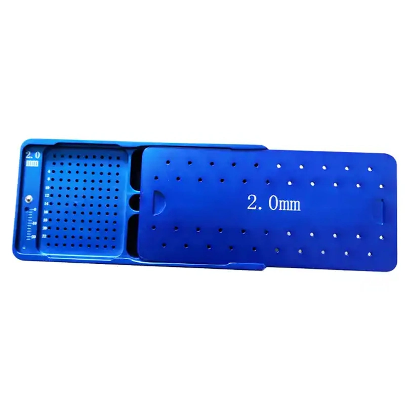 Sterilization Box for Orthopedic Instruments Screw Box