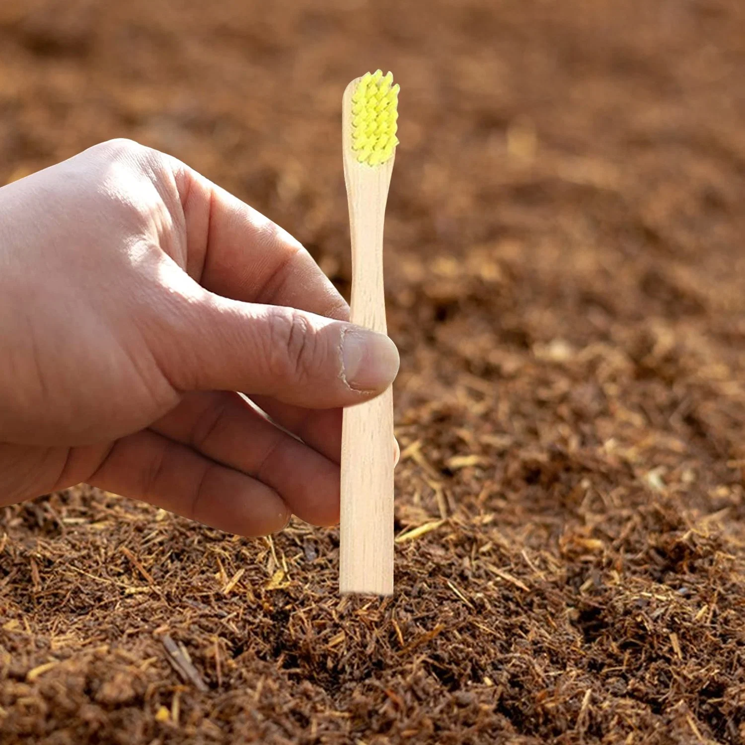 Bambus Kohlen Zahnbürste Weiche Borste, Kinder Kleinkind Zahnbürste Eco Friendly