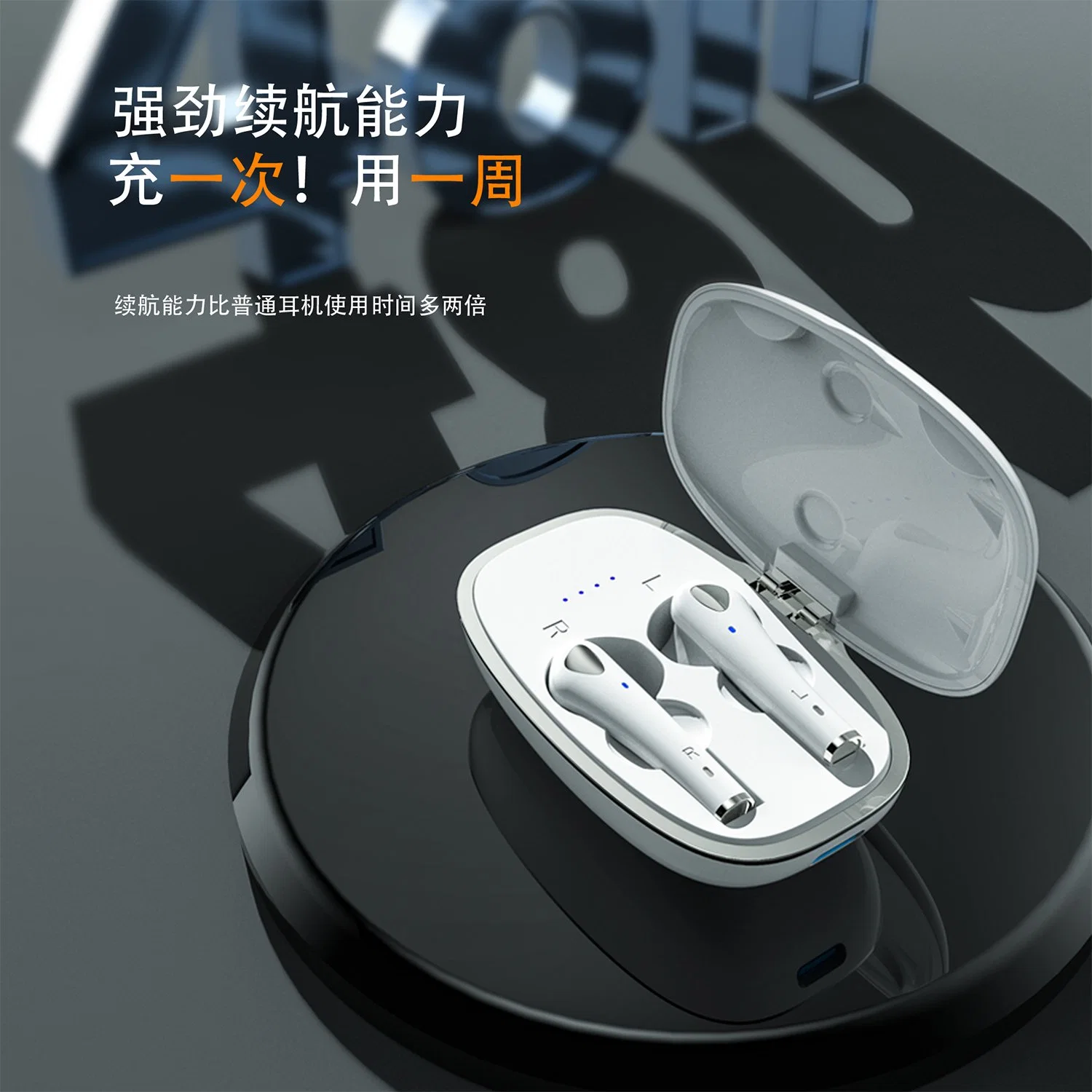 Tws Bluetooth Earphone with 5.0 Version with 13mm Bluetooth Headset with 12 Hours Playing Time for Aspor in China