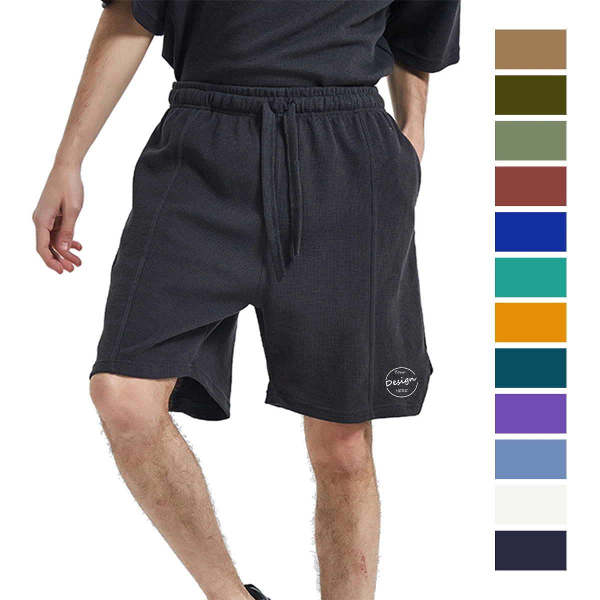 High Quality Custom Wholesale 100 Cotton French Terry Men&prime; S Pants Trousers Sport Casual Men&prime; S Short