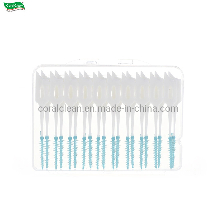 Wholesale/Supplier 20 PCS Pack Soft Silicone Interdental Brush for Oral Care