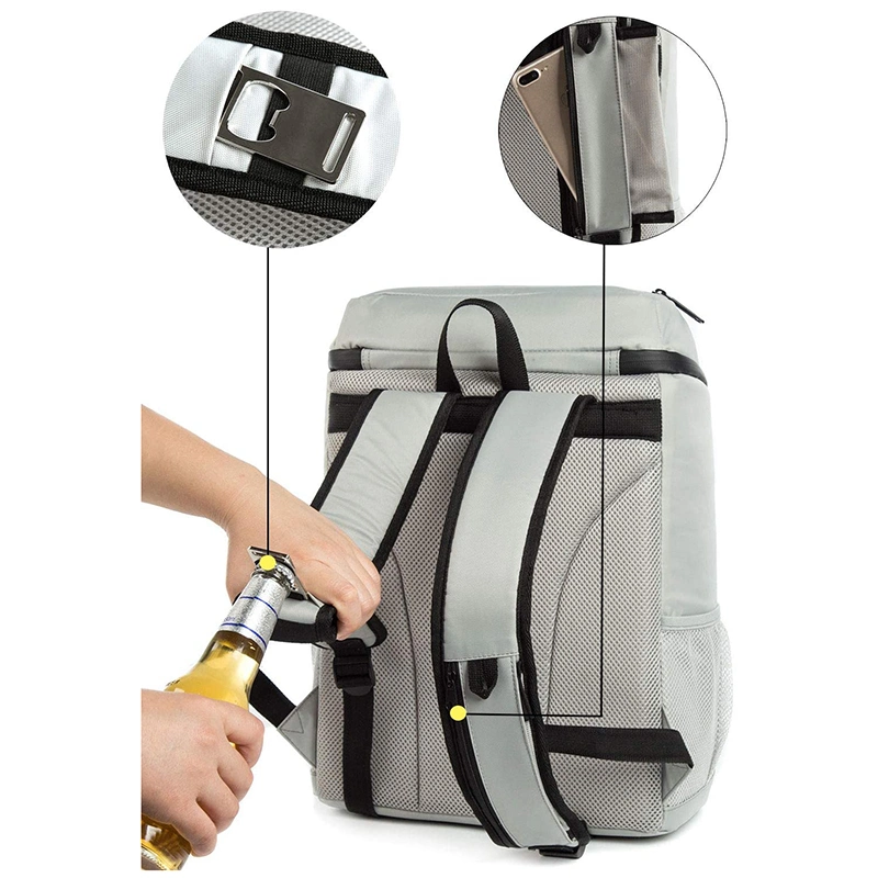 High quality/High cost performance  Customized Beer Can Cooler Backpack Leakproof Picnic Cooler Bag