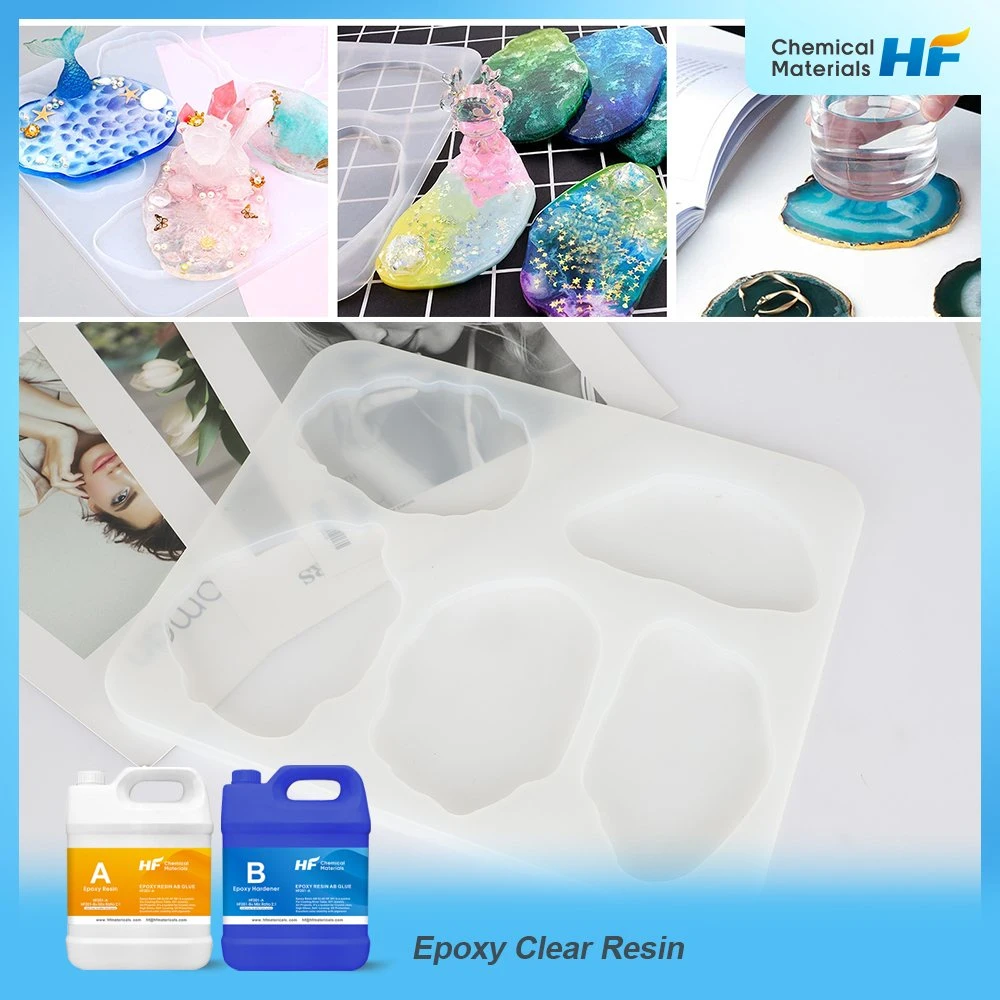 Quality Guaranteed Clear Bulk Transparent Crystal Ab Glue Art Epoxy Resin