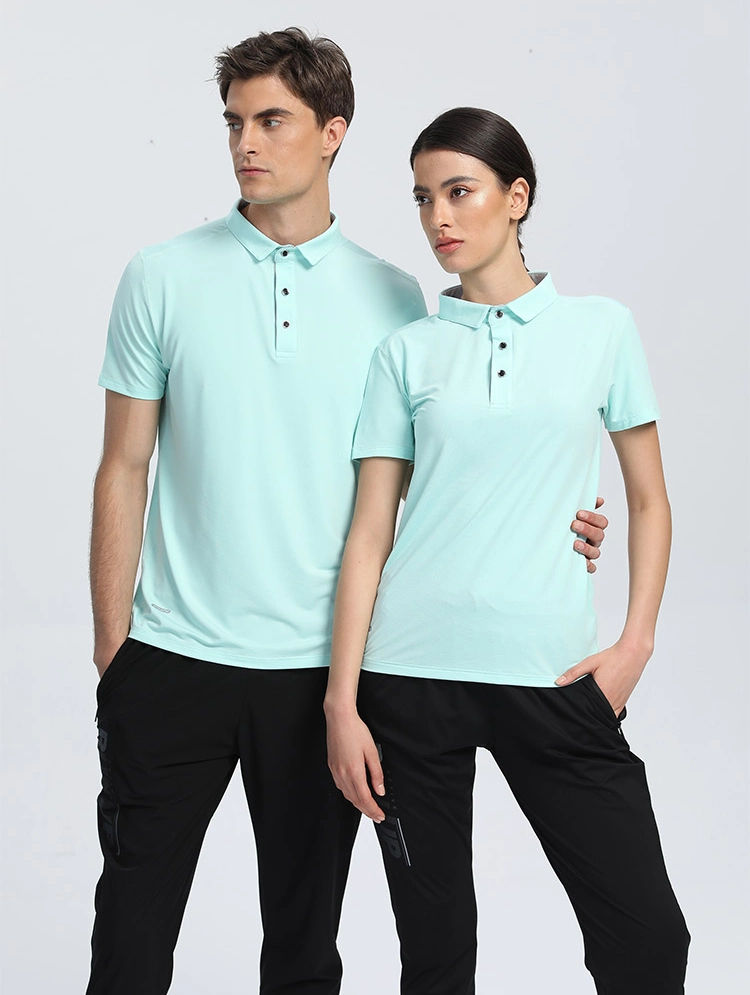 Wholesale/Supplier New Summer in-Stock Men&prime; S Golf Polo T Shirts Custom Embroidered Pique Polyester Solid Color Polo Shirts for Men Clothing