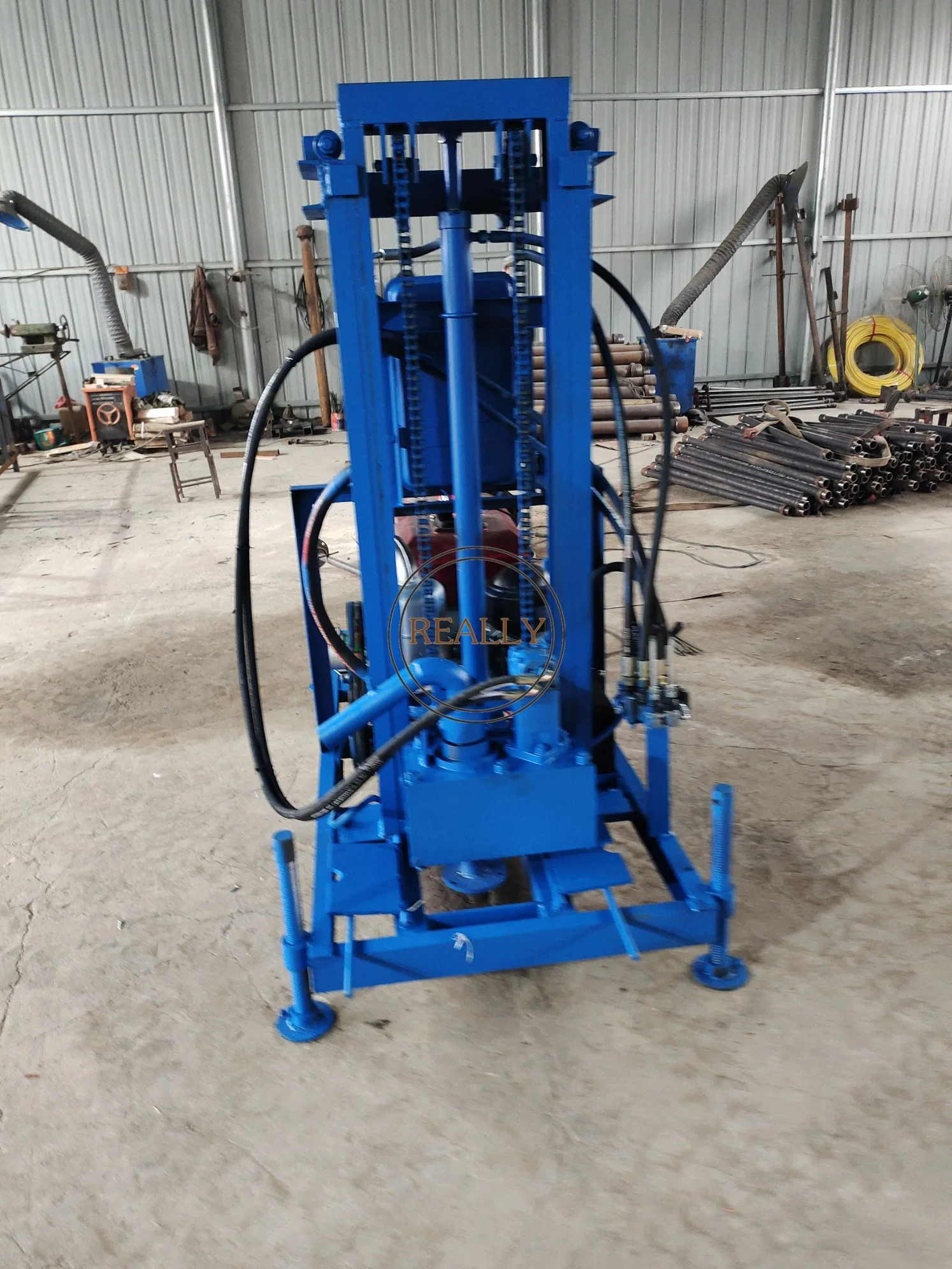 22ch diesel bien en eau profonde Core Forage Mine hydraulique 100m de la machine de forage de trous de forage de trou de forage rotatif de machines pour la vente