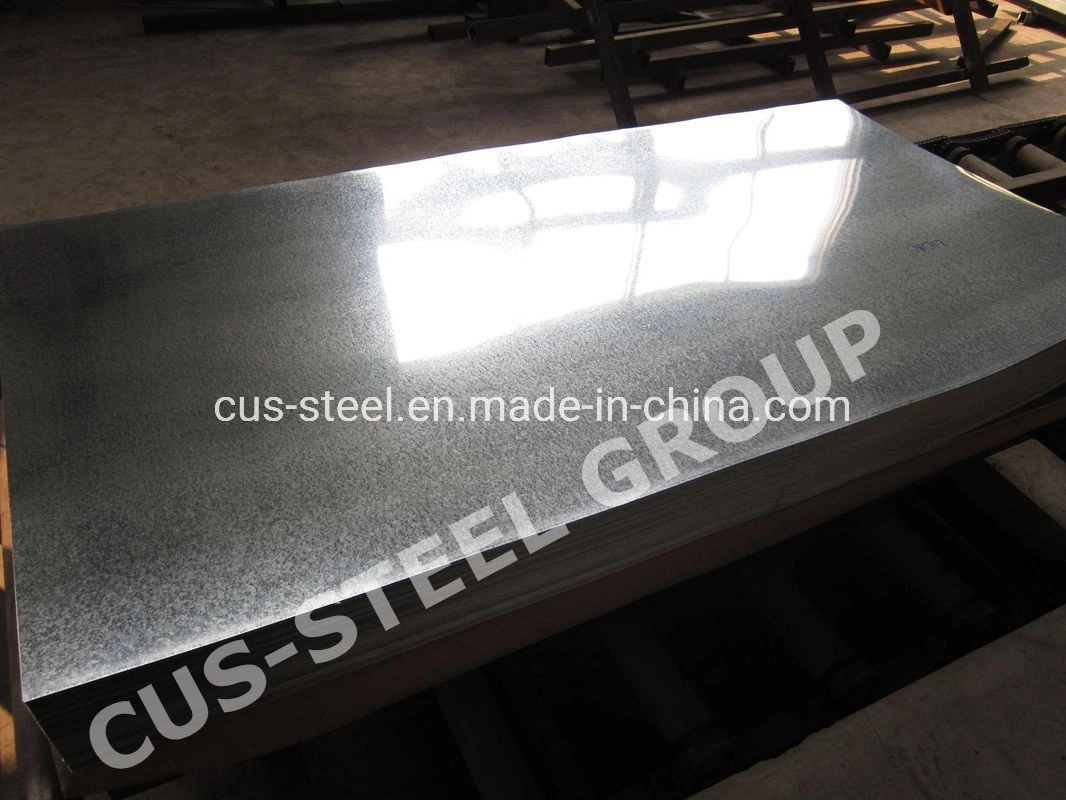 Regular Spangle Hot Dipped Galvanized/Zinc-Coated Flat Sheets for Cellings to Lagos