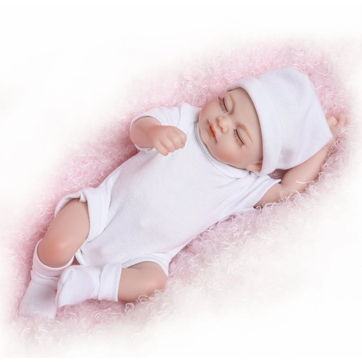 Best Selling Small Vinyi Doll Reborn Baby Cute Girl Realistic Baby Doll for Kids 10inch