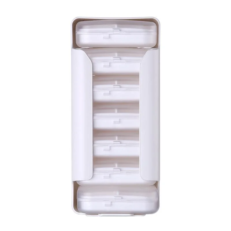 Plastic Weekly Pill Storage Box 28 Compartment for Home and Travel