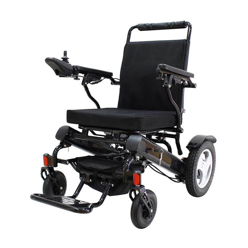 Hot Sale Aluminium Light Foldable Power Lithium Battery Electric Wheelchair