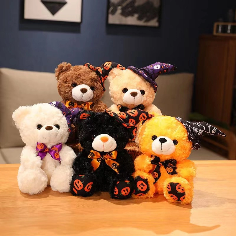 Our Halloween Teddy Bear Plush Doll, with its magic hat and adorable design, is the perfect gift for Halloween. This hatted bear is a great addition to any plush toy collection and is sure to bring joy to children. 