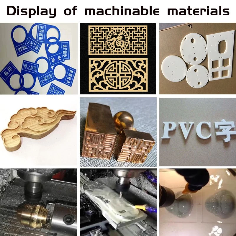 3040 Мини-настольный CNC-роутер Малый автоматический металлогравирование дерева Машина