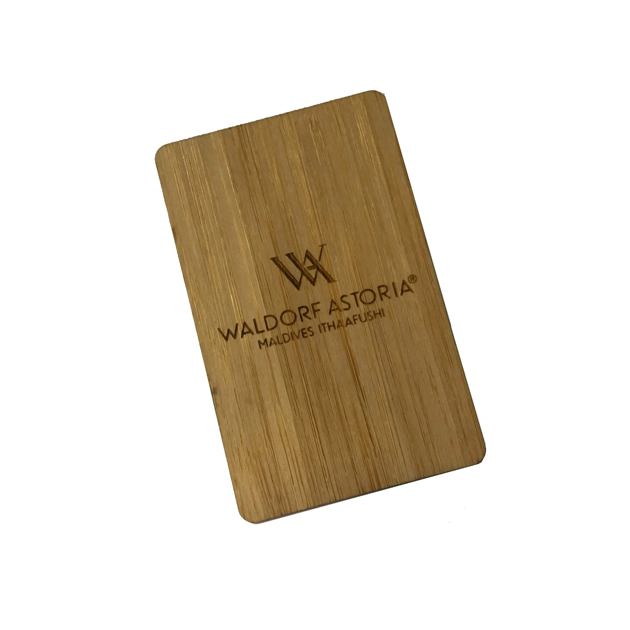 Hotsale Cheap Custom Logo 13.56MHz RFID Standard Wood Card Eco-Friendly for Ticketing Checking Hotel
