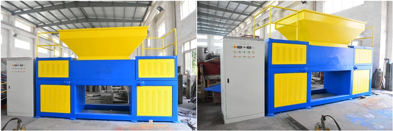 S&K Brand Multifunctional for Wholesale/Suppliers Double Shaft Metal PP PE Bucket Recycling Crushing Shredder Machine