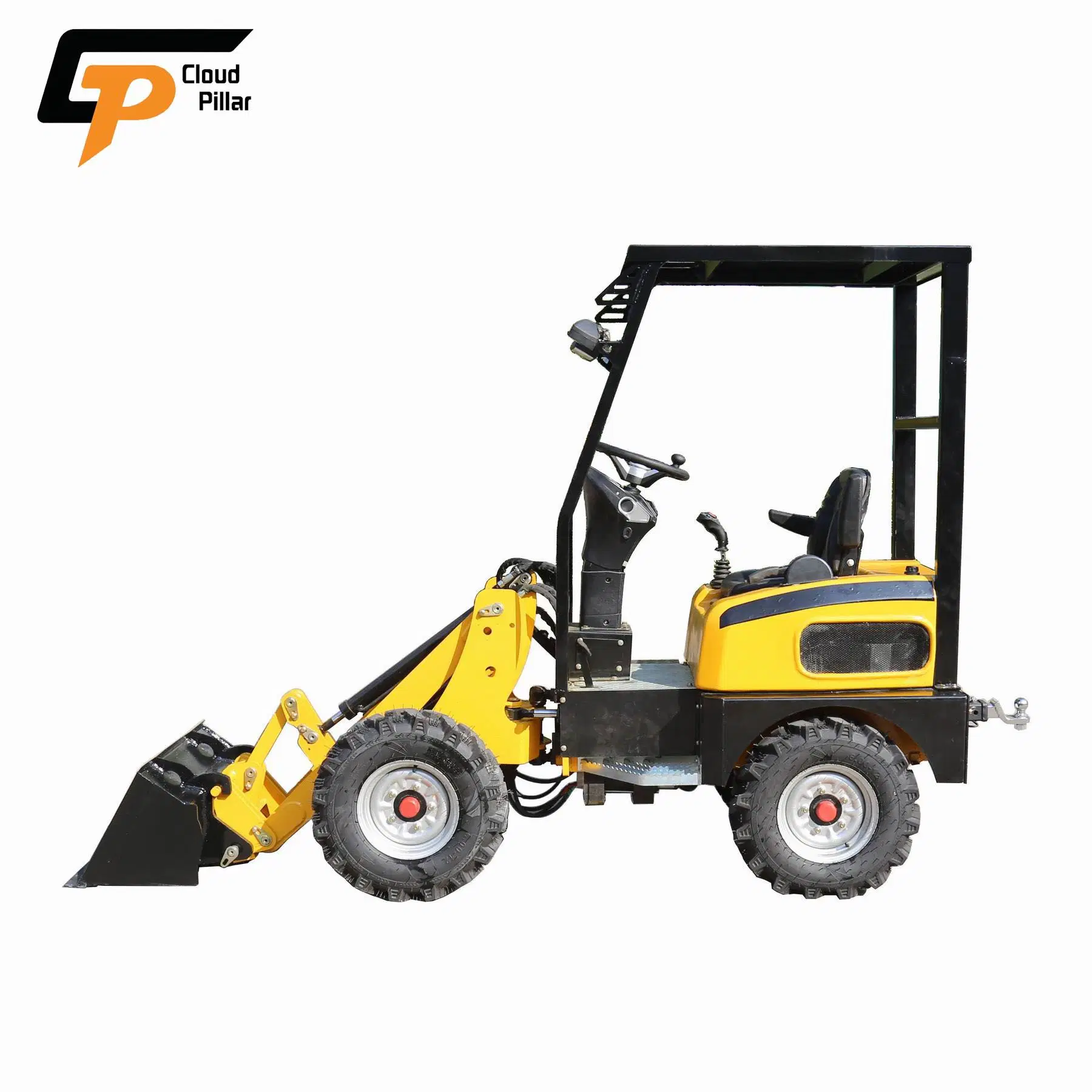 Chinese 500kg Small Compact 4 Wheel Drive Articulated Electric Mini Wheel Loader Price List for Sale Made in China