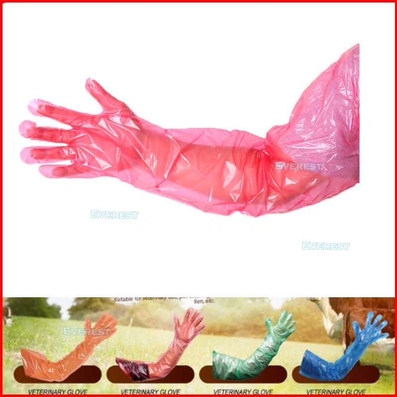 Long Arm LDPE EVA Gloves for Pig Artificial Insemination