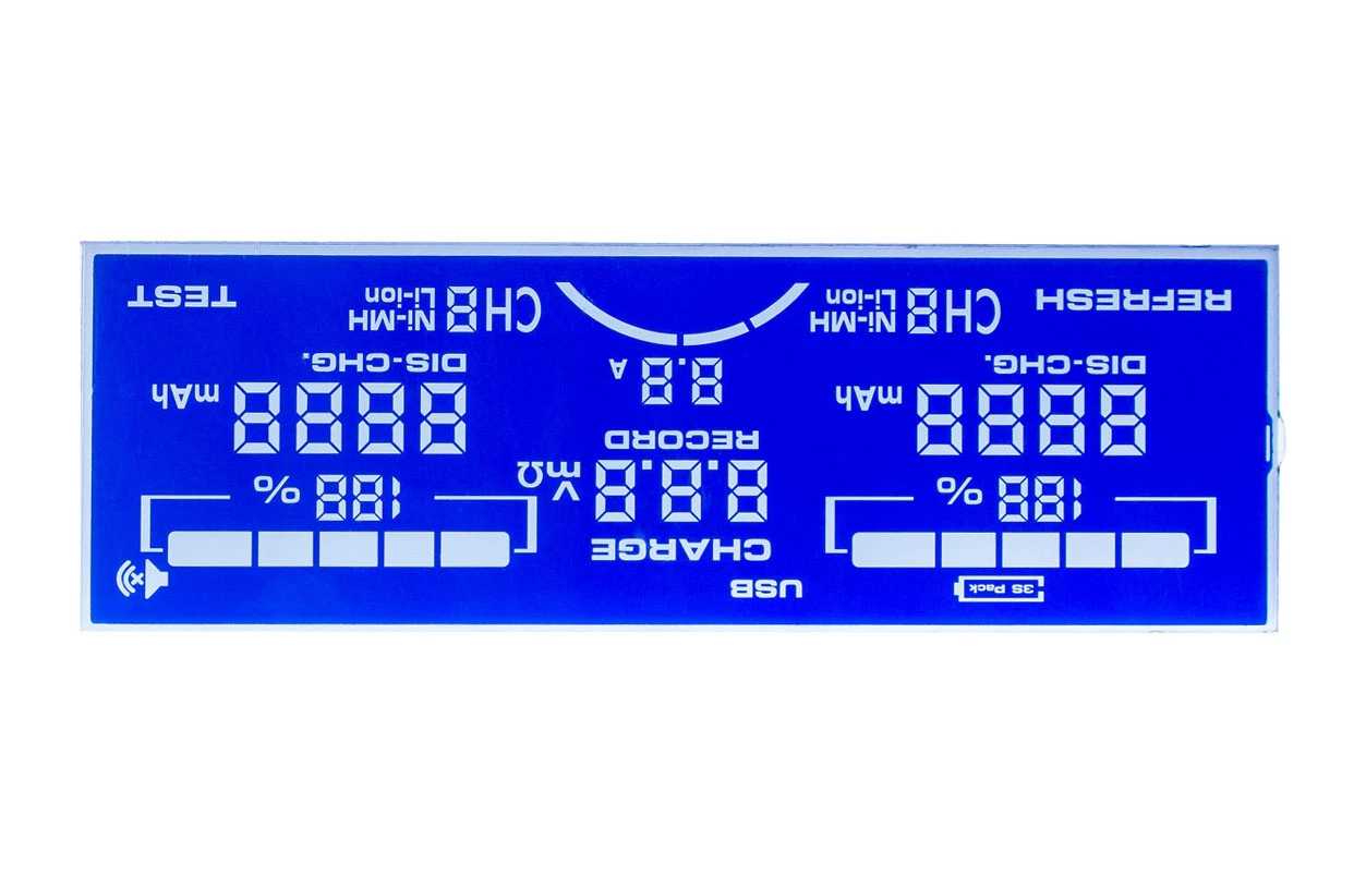 La HTA personalizado FSTN Stn Va panel LCD medidor de la pantalla LCD cargador de batería de litio