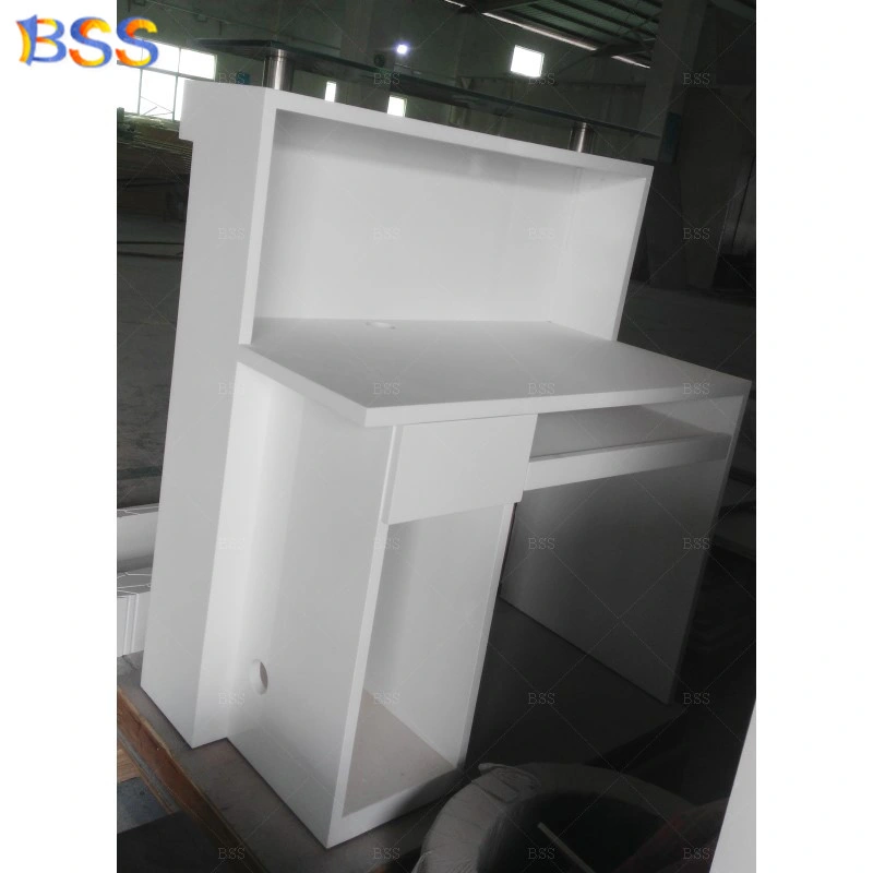 Dental Clinic Furniture Receptionist Counter Custom Logo Marble Stone Small Dental Clinic Receptionist Counter