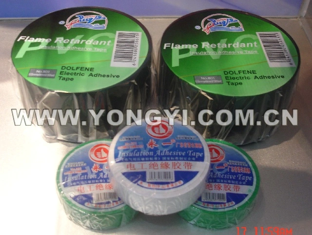 Electrical Adhesive Tape Colored PVC Tape Insulating Tape for Cables and Wires