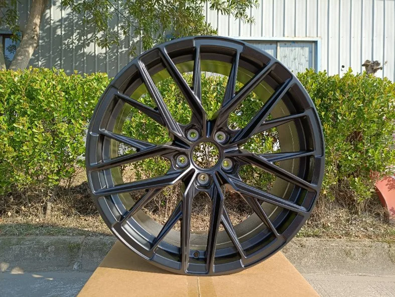 18inch Großhandel Aluminium matt schwarz 5X120 Pkw-Felgen Aluminium Leichtmetallfelgen