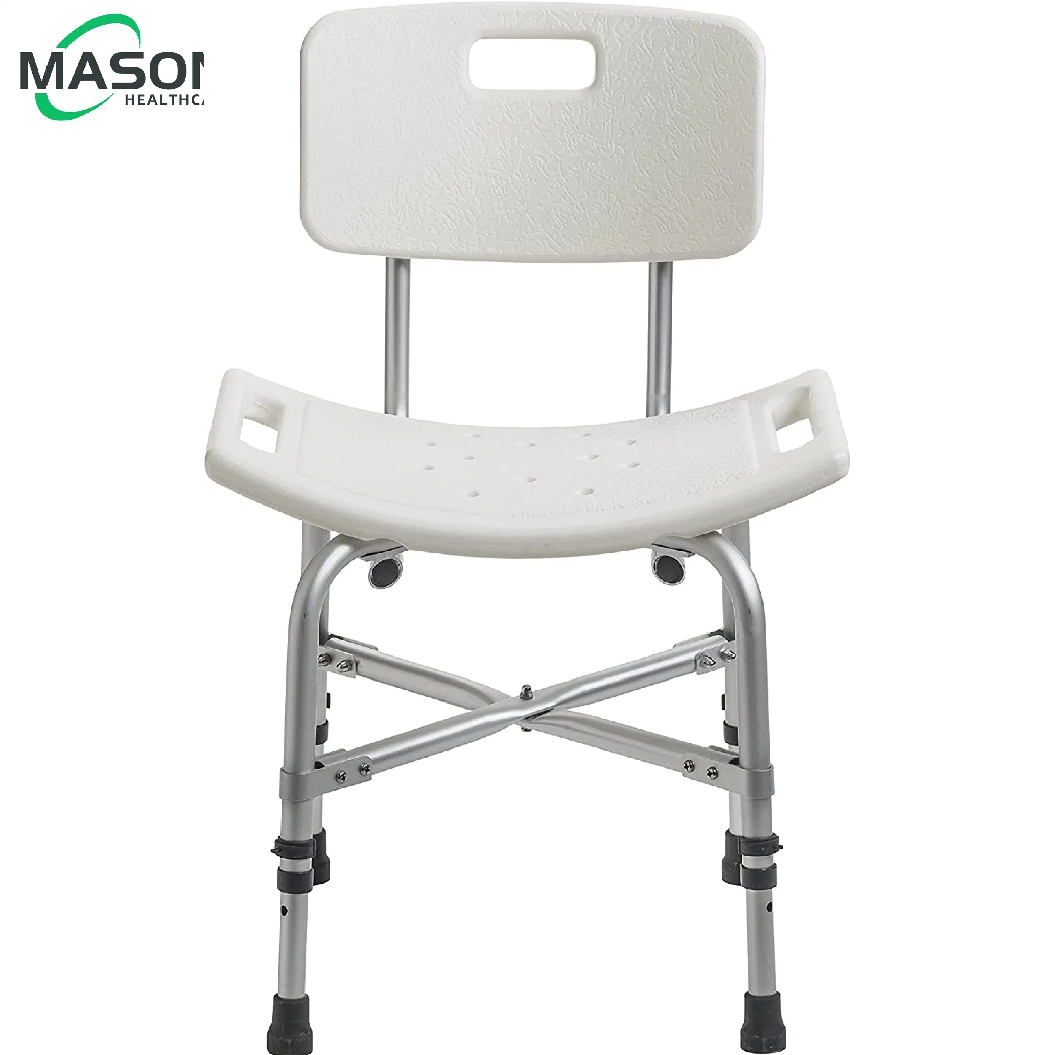 Commode Chair Heavy Duty Shower Chair with Aluminum Light Frema with Back Mobility Scooter Factory