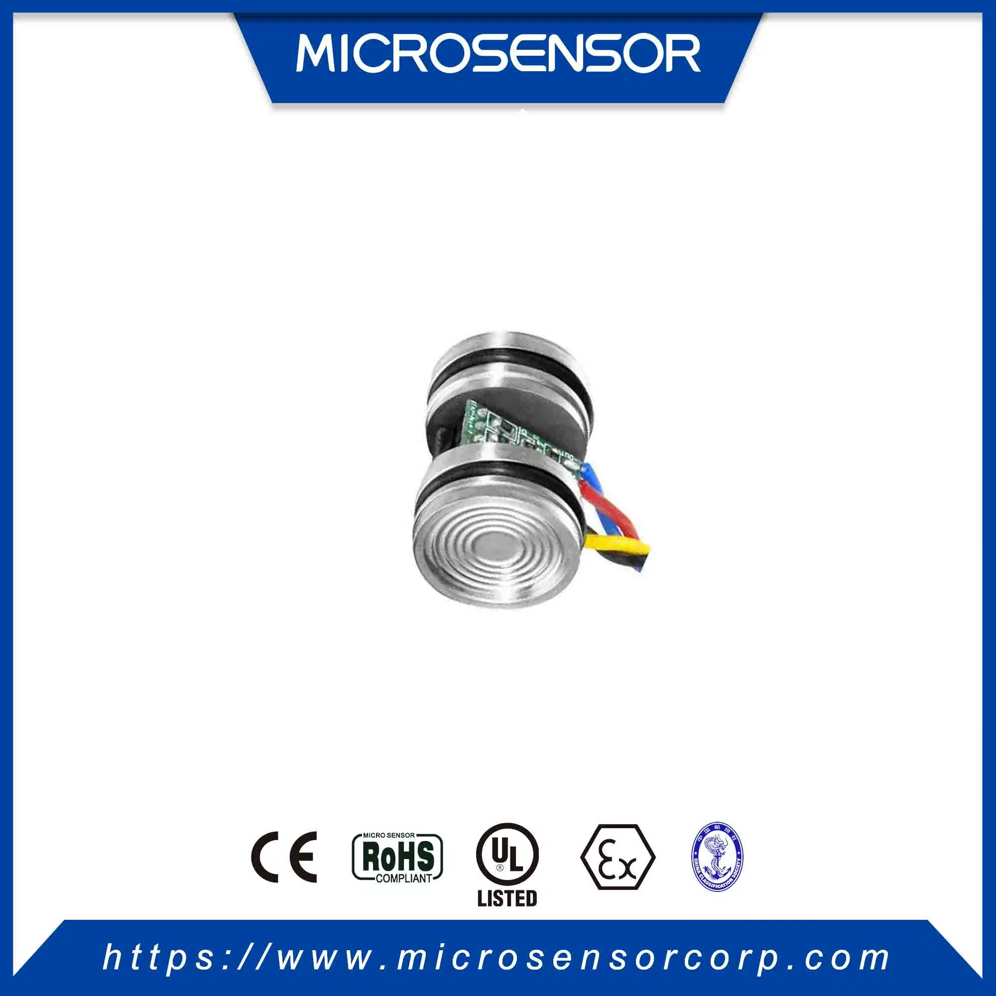 Aire difuso silicio aceite llenado de fábrica sensor de presión Fabricante hidráulico Sensor de presión diferencial