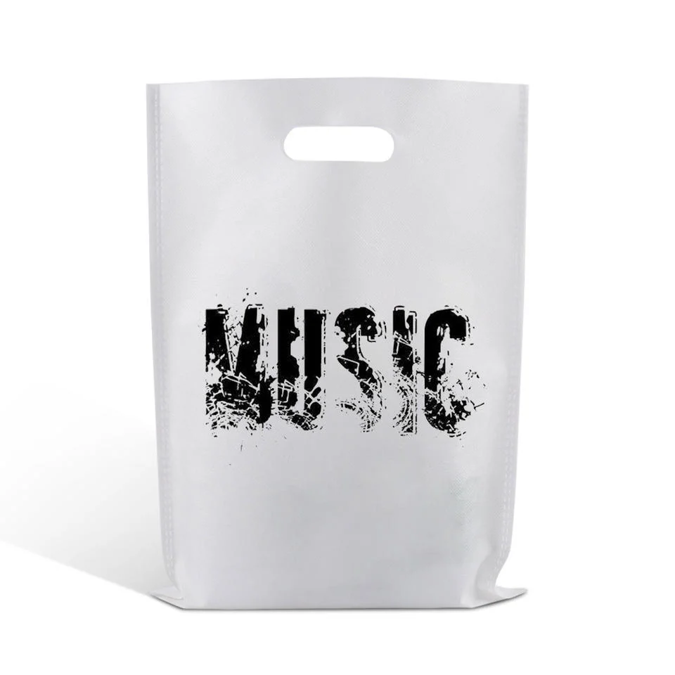 Custom Wholesale/Supplier Business Merci blanc sacs plastique 50 Pack Avec poignée découpée en forme de matrice sacs d'achats pour parfums