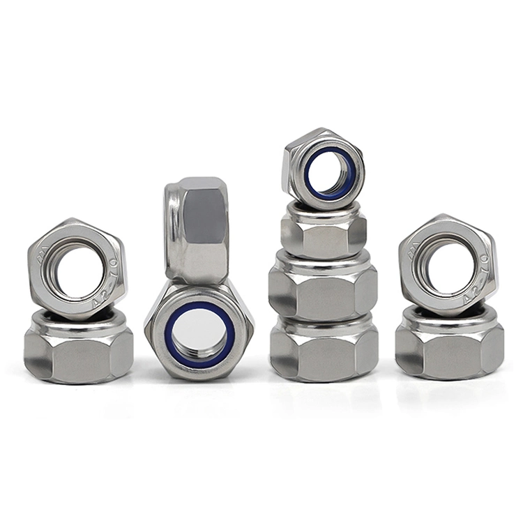 Customized Forged Gr5 DIN985 M4/M5/M6/M8/M10/ 1/20 5/16 3/8 Titanium Nylon Lock Electric Skateboard Truck Kingpin Lock Nut