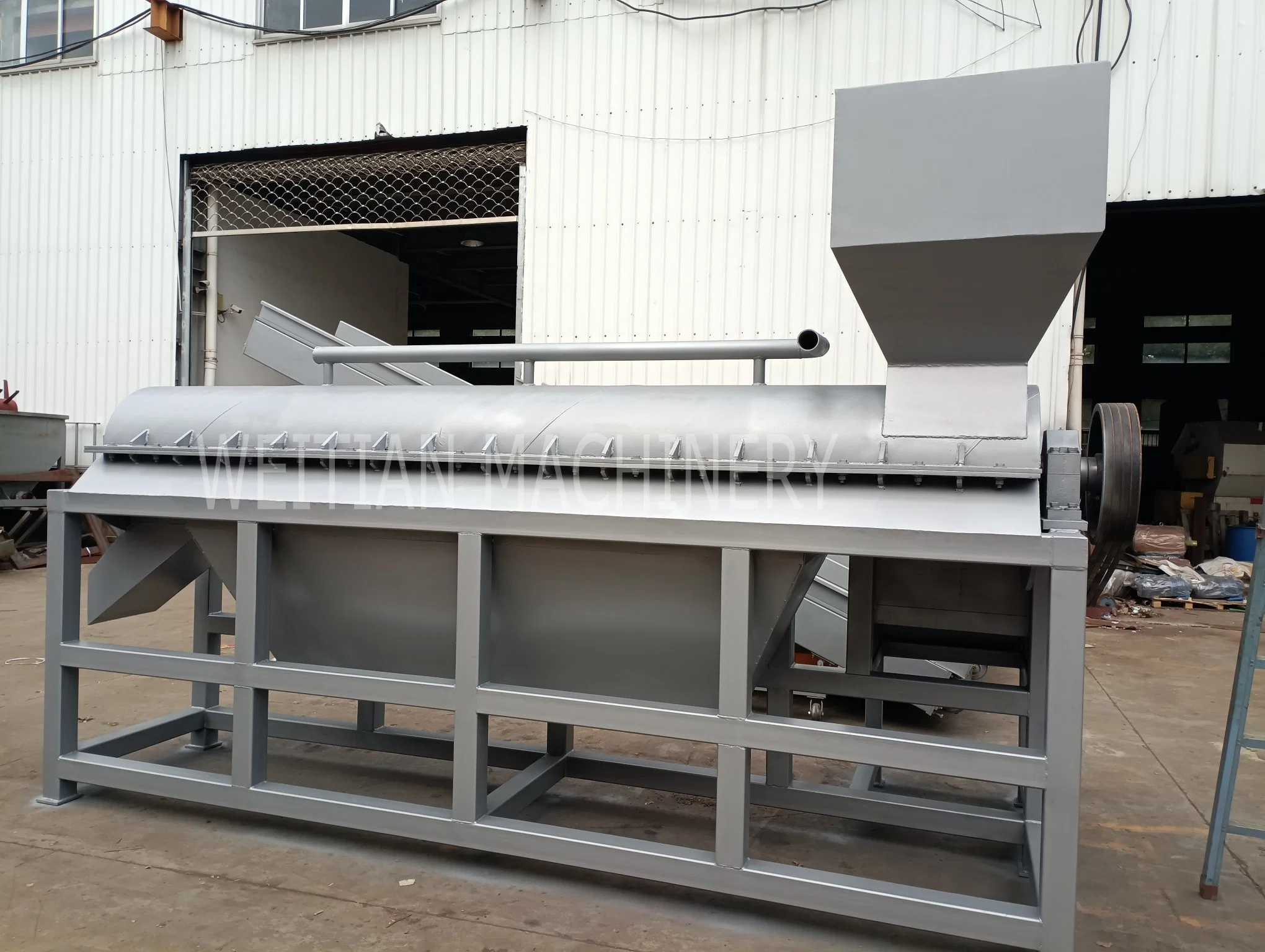 Waste Plastic PP HDPE LDPE Cement/Concrete Sheet Panel Board for Construction Recycling Line