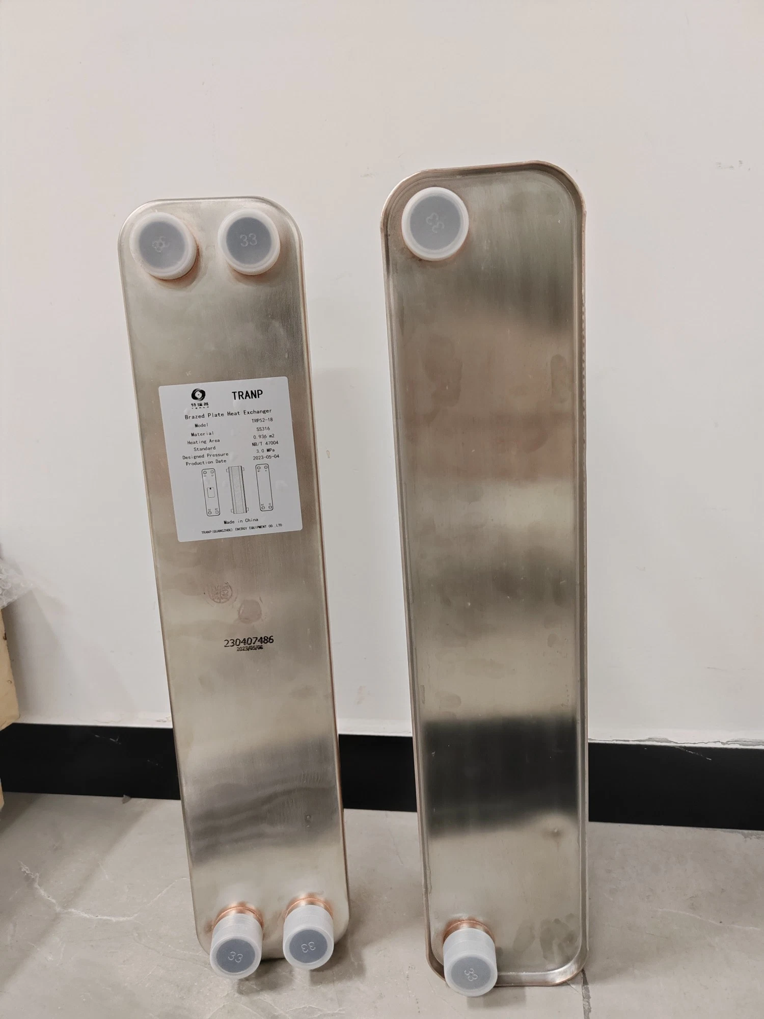 Brazed Heat Exchanger Condensers for Water Chiller