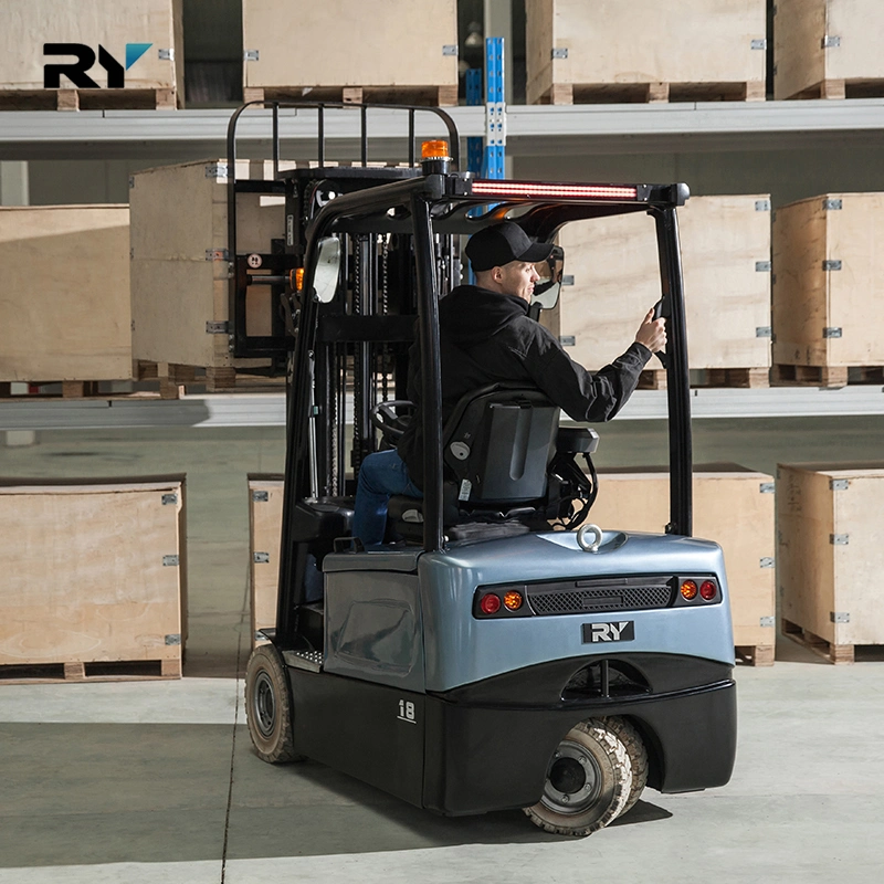 Royal 1.8 Ton Dual Driven Motor 3 Wheel Lithium Battery Electric Fork Lift