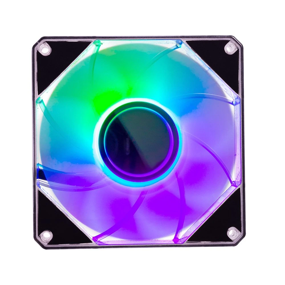 OEM Logo Destktop Radiator with Lamp Colorful RGB Fans Cooling PC Case RGB LED Fan 12V 6pin CPU Cooler Fan 120*120*25mm for Computer