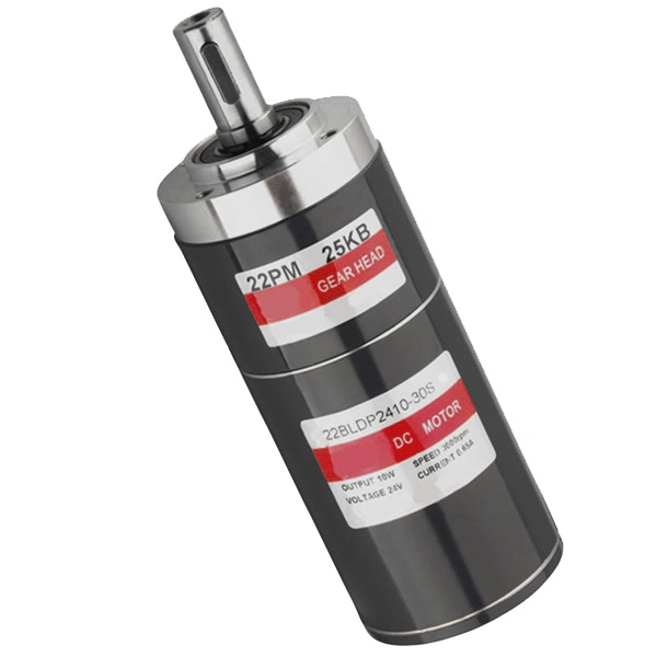 24V 45mm Pm DC Motor de engranajes planetarios