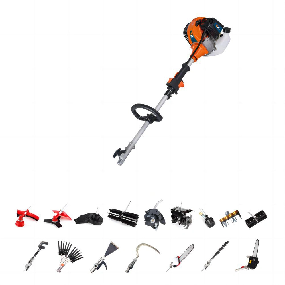 Two Stroke 43cc 4 in 1 Brushcutter Chainsaw Hedge Trimmer Multifunctional Garden Tools