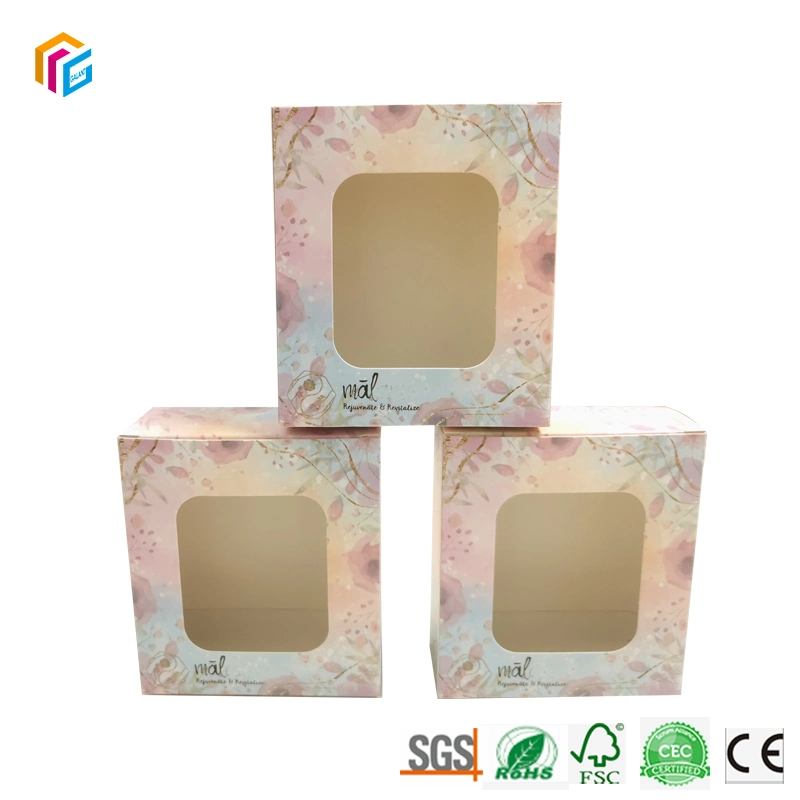 Custom Printing Factory Price Eco Friendly Art Paper Packaging Soap Boxes with Window
