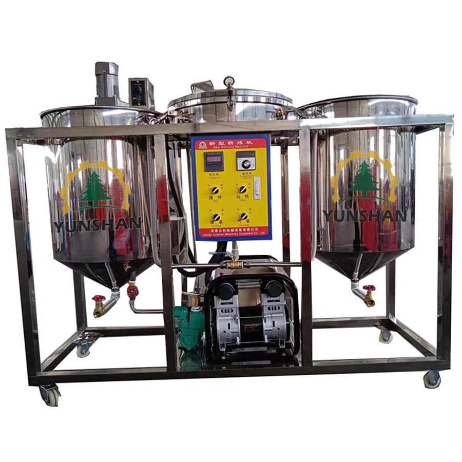 Professional Design Full Production Line Crude Red Palm Oil Refining Machine