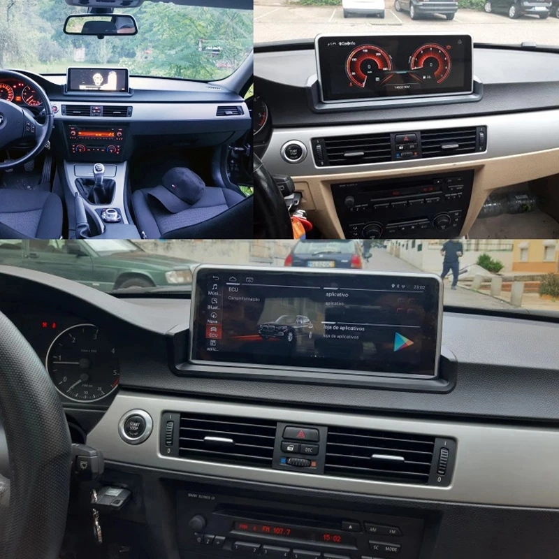 Silverstrong 10,25inch Radio Multimedia para coche Android 10,0 para BMW 3 Unidad principal de navegación GPS estéreo para coche de la serie E90/E91/E92/E93 2005-2012