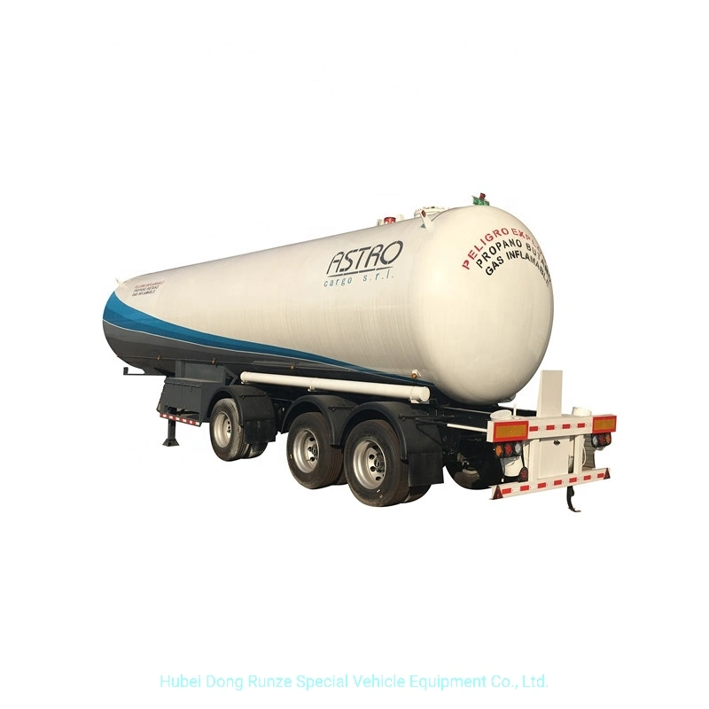 Asme Factory 40000liters 2 Axle LPG/Propane /Dme/ Isobutane Tank Semi Trailer for Sale