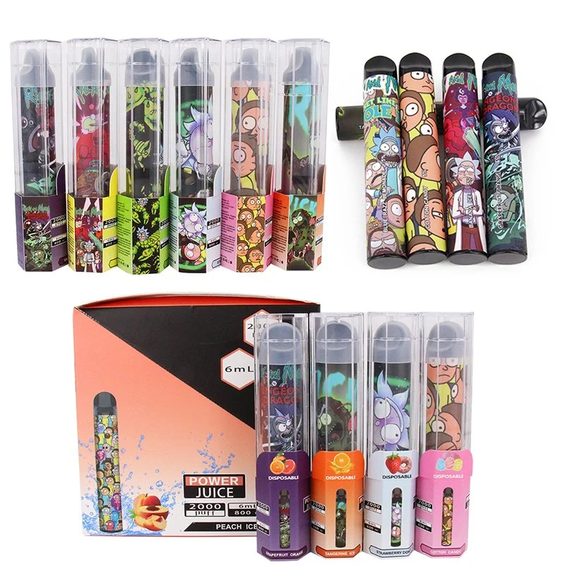 Wholesale/Supplier Price Original Vapes E Cig 2000 Puff Electronice Cigarette Rick XXL Disposable/Chargeable Vape Pen